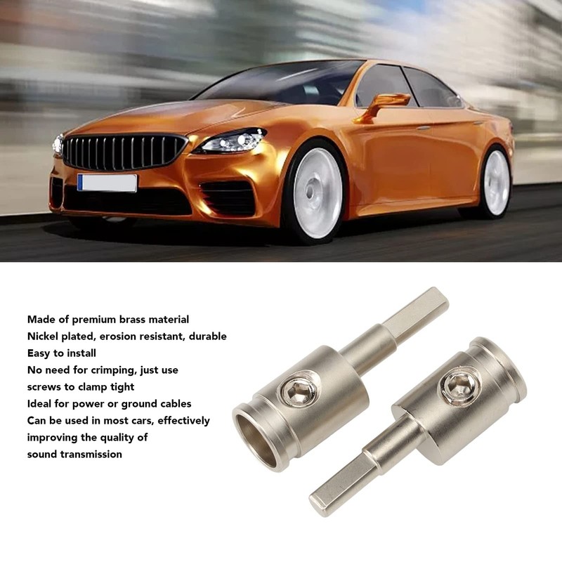 Topyond Car Audio Power Input Reducer, 2 Pieces 0 Gauge
