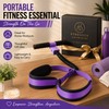 Pedal Resistance Band with Handles for Full-Body Home Workout –