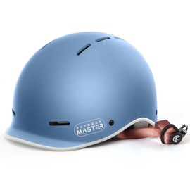 OutdoorMaster Bike Helmet for Adults,Adjustable Cycling Helmet for Men & Women - Safety Certified for Bicycle Skateboard Road Bike Skating Roller Commuting Helmet - Azure Blue,L
