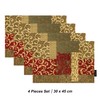 TOPLUXE Placemats 30x45cm, Table Mats for Dining Room/Restaurant/Banquet/Festival Decoration (Set