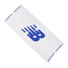 Jacquard Face Towel Big Flying NB Logo (LAM45772), WR (White Royal)