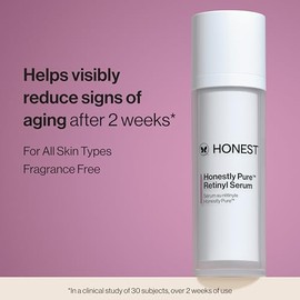 Honest Beauty Paraben Free Honestly Pure Retinol (R) Serum with Tapioca Encapsulated Time-Released Retinol, 1.0 fl. oz.