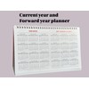 2026 Desktop Calendar Freestanding Flip Month to View Spiral Bound