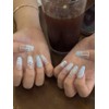 Icy Baby Handmade Nail Tips - Coffin Egg / 아이시
