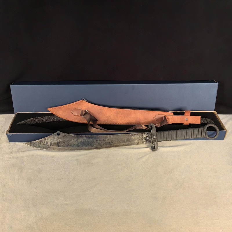 SV 0183 Handmade cast Manganese Steel 52HRC Machete Sharp, Full