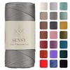 Sensy Premium 2-mm 220-metre Polyester Rope, 100% Polypropylene Cord, Macrame