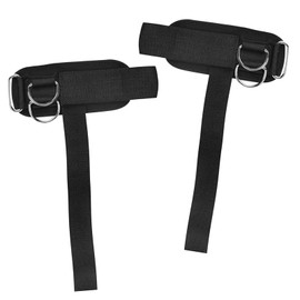 2pcs Gym Wrist Straps Weightlifting with D-Ring Gym Accessories Weight Lifting Wrist Support for Deadlifts, Cable Machine Workouts, Powerlifting, Strength Training