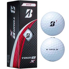 Bridgestone B4WXJ Golf Balls, Tour B X 2024 Model, Sleeve Box, 3 Balls, White