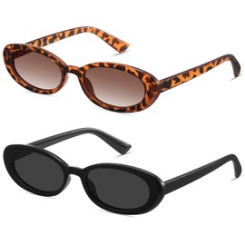 miyya Sunglasses Black+Leopard/Beige DK005