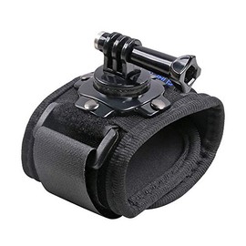 360 Degree Rotating Arm Mount Strap Wrist Strap Mount Compatible with go pro Hero 9/8/7/6/5 Black,Wrist Strap Band Holder Cycling Mount for DJI Osmo Action,Xiaomi Yi and More