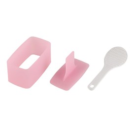 Laroal Sushi Press Mold, Non-Stick Spam Musubi Maker Mold Plastic Sushi Maker with Spoon Rice Roll Mold Tool for Home Easy-to-Use Sushi Set