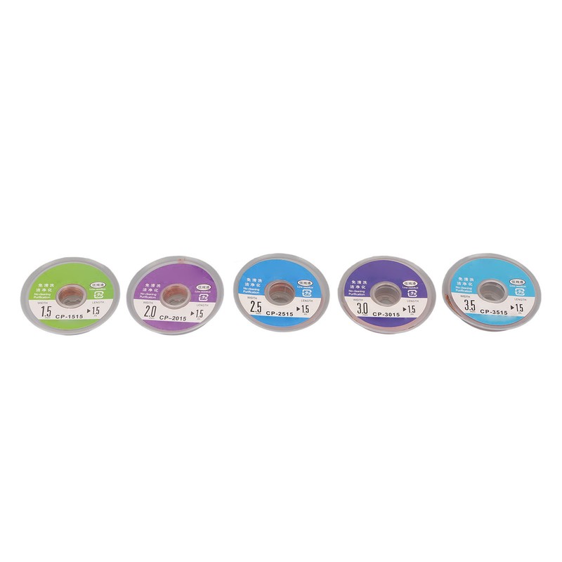 5 Pcs Solder Wick Set 1.5mm 2mm 2.5mm 3mm 3.5mm