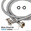 Premium Stainless Steel Washing Machine Hoses 6FT Washer Stainless Steel