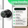 Evanshow Smart Door Knob Fingerprint Lock 4-in-1 Keyless Entry (Fingerprint/App/Code/Key)