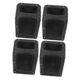 Kisangel 4pcs Speaker Handle Sound Boxes Handles Durable Handle Strap Cabinet Handle Replacement Speaker Replacement Handle Loudspeaker Side for Cabinet Speaker Barrier Handle Plastic Black
