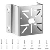 CTXSumTec CCTV Security Camera Pole Corner Mount Bracket, Stainless Steel