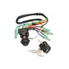 Ignition Switch Assembly Fit for Yamaha Outboard Motor, 703-82510-44-00 703-82510-43-00
