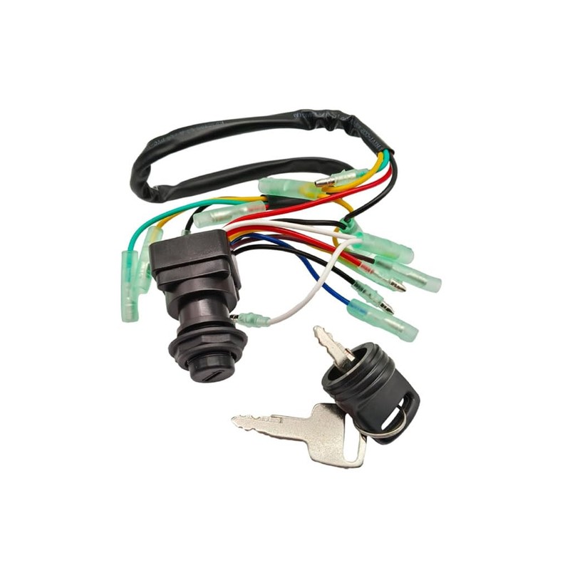 Ignition Switch Assembly Fit for Yamaha Outboard Motor, 703-82510-44-00 703-82510-43-00