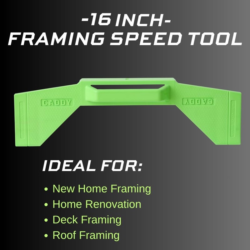 Framing Tools, 16 Inch On-Center, Stud Master 16 framing spacing