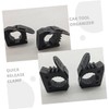 NOLITOY 2pcs Adjustable Quick Release Rubber Pole Clamp for Mounting