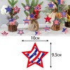 24 Pcs Independence Day Hanging Ornaments Red White Blue Star