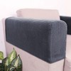 Sewroro Couch Arm Covers 2 Pcs Polyester Anti- Slip Armchair
