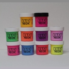 Glomania NEON  GRAFFITI ART  DRAMA BLACK LIGHT PAINTS 10x1/2 oz