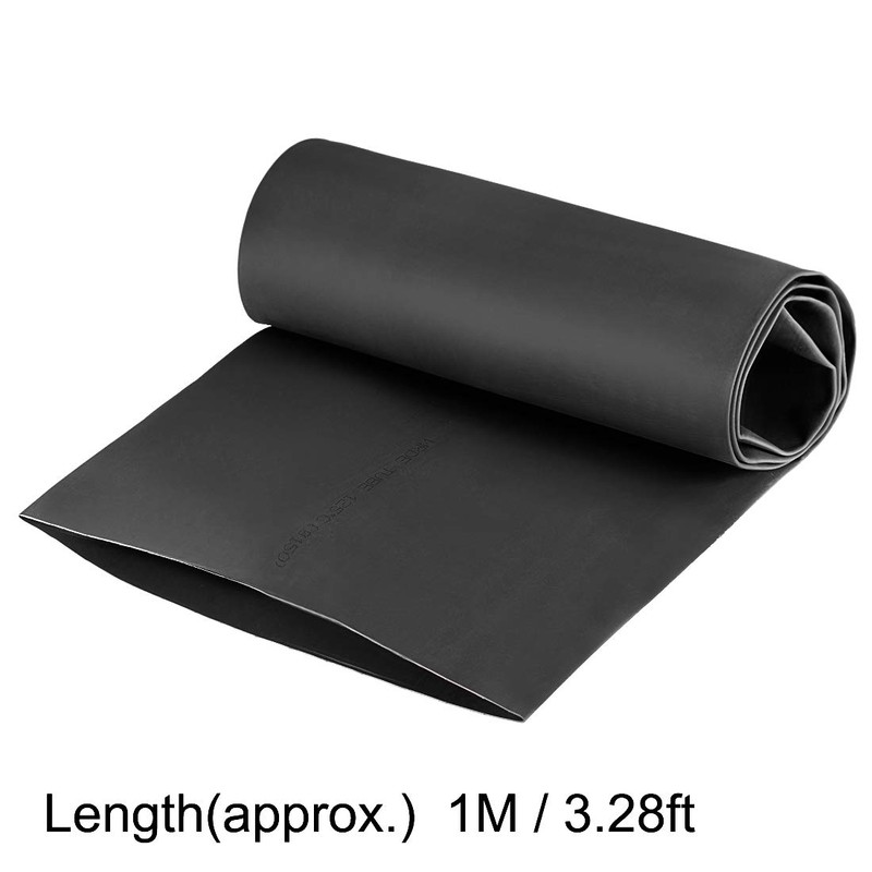 uxcell Heat Shrink Tubing, 6"(150mm) Dia 240mm Flat Width 2:1