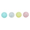 4Pcs Glowing Pool Balls Reusable Silicone Glowing Beach Ball Water