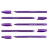 Eziglide Ballpoint Purple Pen, Pack of 10 Ballpoint Pens, Smooth