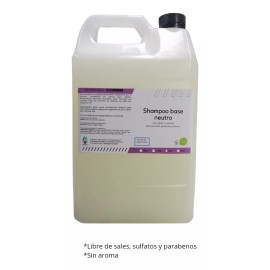 CLEANMAR 5 Kg Shampoo Líquido Libre De Sales Sulfatos Y Parabenos