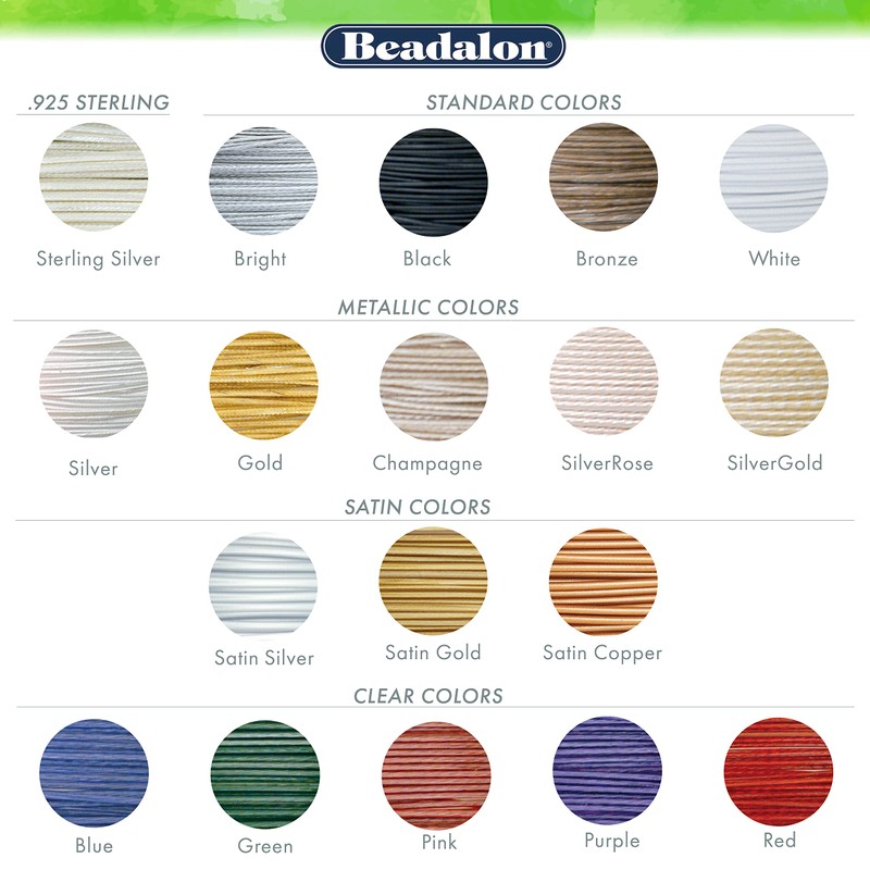 Beadalon - Alambre de 7 hebras (0,61 mm, 305 m),