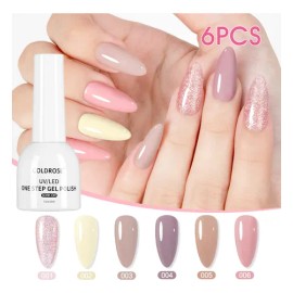 Kit De Gel Semipermanentes 3 En 1 Esmalte De Uñas Coldrose                                                                                            