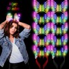 WILLBOND 40 Pcs Light up LED Bunny Ears Headband Glow