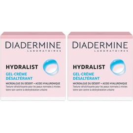 Hydralist – Gel Gesichtscreme mit Hyaluronsäure – Durstlöschend, feuchtigkeitsspendend und erfrischend – 50 ml – 2 Stück