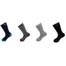 Polar Extreme Thermal Sock Extra Heavy Acrylic Winter Design Socks 4-Pack Colors (Style 1)