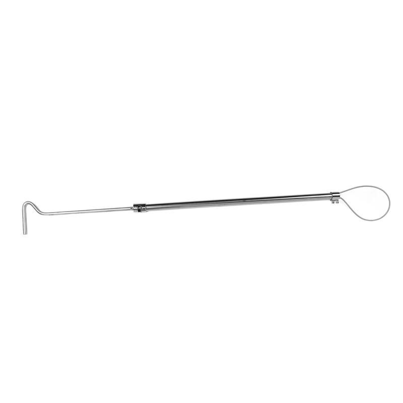 Pig Catcher Holder Stainless Steel Long Handle with Hook Animal