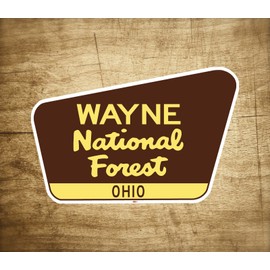 Wayne National Forest Decal Sticker 3.75" x 2.5" Ohio Park Vinyl