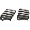 MSR Standard Strap Keeper Clips (8 Pack), Black