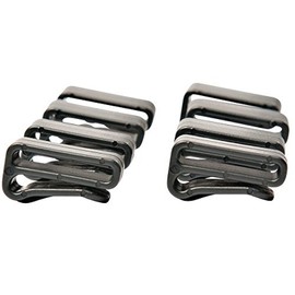 MSR Standard Strap Keeper Clips (8 Pack), Black