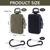 VEHYEGOI 2Pcs Medical Storage Bag, 2Pcs Carabiner, Mini Bag, Tactical