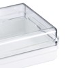 Westmark 208822E3 Plastic Traditional White Clear Fridge Butter Dishes