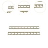 Perfeclan 2 Pieces Keyhole Tracks Enhancing Training Equestrianism Stable Equestrian