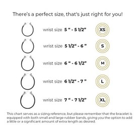 LoveSnap Mindfulness Anxiety Relief and Stress Relief Snap Bracelet - Medium Size, 100% Silicone Rubber Band with Silver Closure, Includes 5 Shade Bands for Positive Thinking Silver White