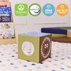ECR4Kids SoftZone Emotion Cube with Mirror, Sensory Toy, Earthtone