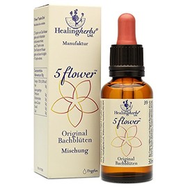 Healing Herbs Bachblüten 5 Flower Tropfen, 30 ml