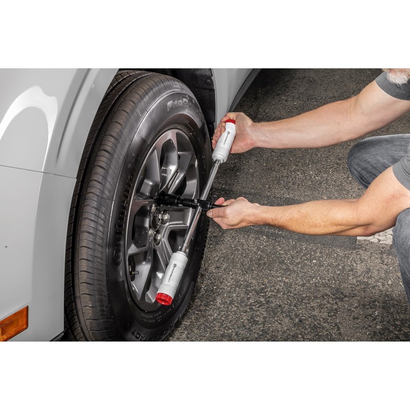 Powerbuilt Billy Club Universal Lug Wrench with Socket Storage, SAE