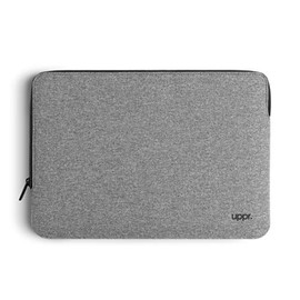 UPPERCASE Slim Zipper Pouch Sleeve Compatible with MacBook Pro 15" and Other 15" Slim Laptops