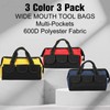 Sanwuta 3 Pack Tool Bag for Men with Waterproof Hard
