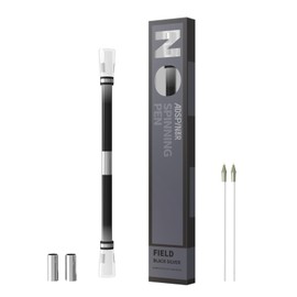 Spinning Pen - Gradient Field Black-Silver, Rolling Finger Rotating Pen for Beginners, Gaming Trick Pen Mod, Smooth Rolling Trick Pen Ideal for Learning Pen Spinning, Stress Relief for Teens